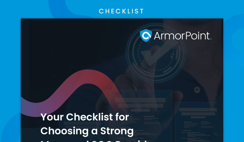 managed soc checklist